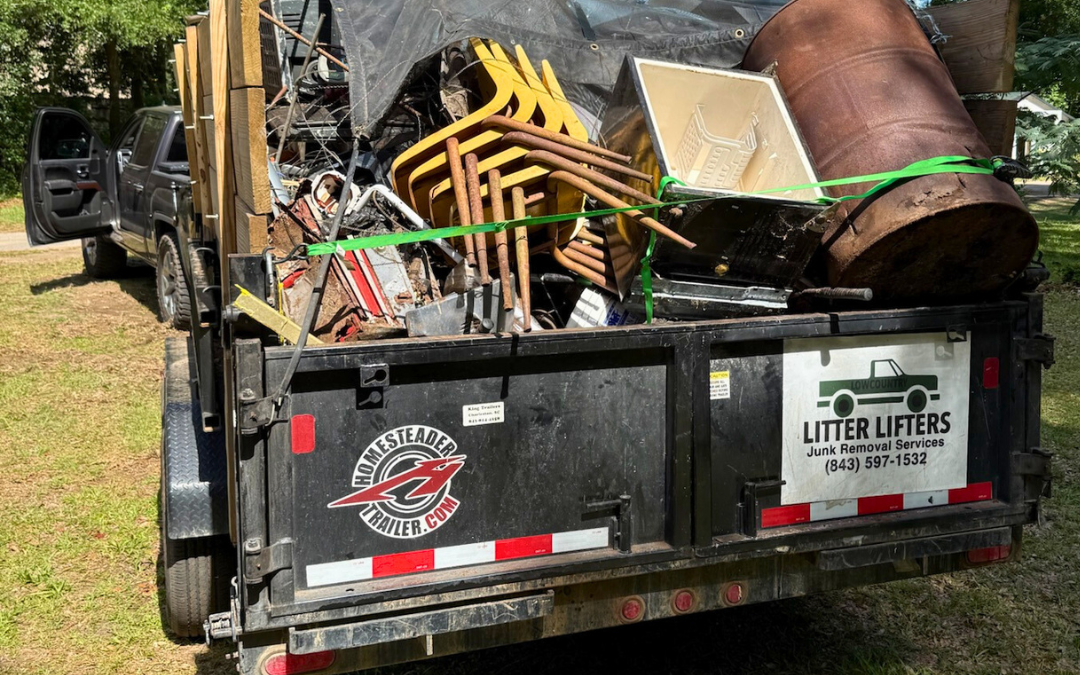 lowcountry litter lifters working at a property