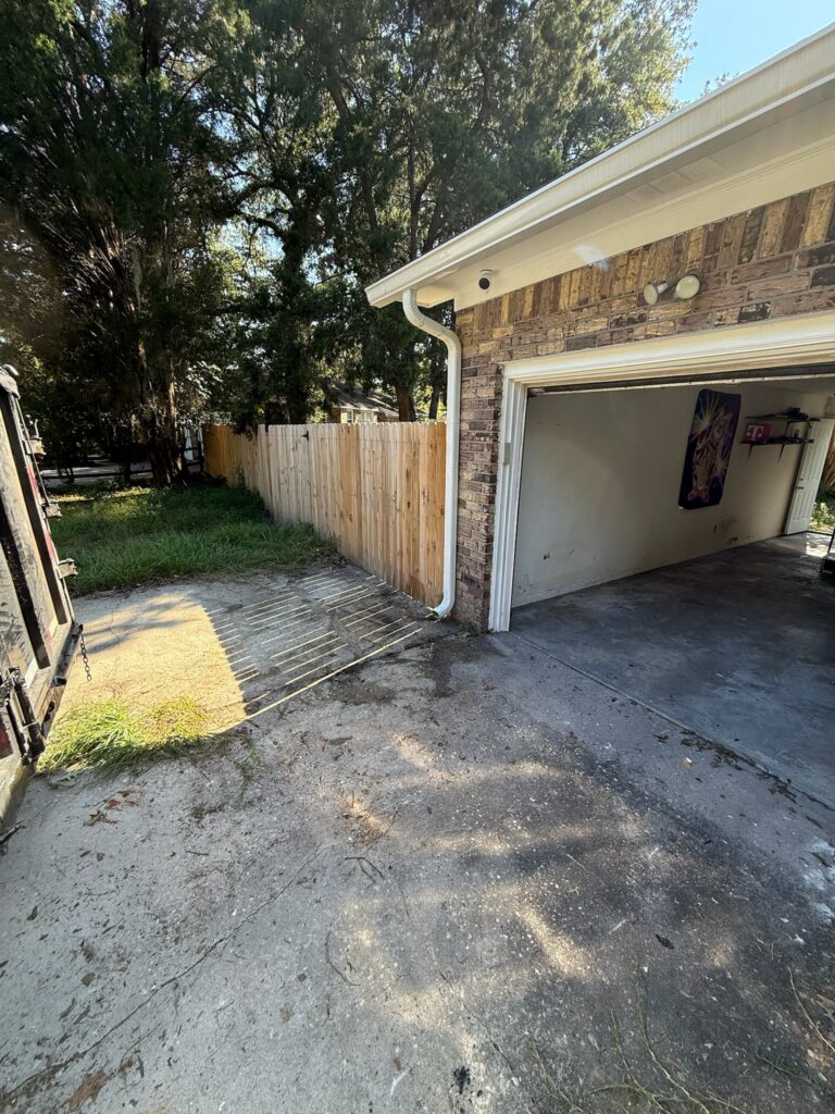 Cleared property after junk and unwanted items were removed